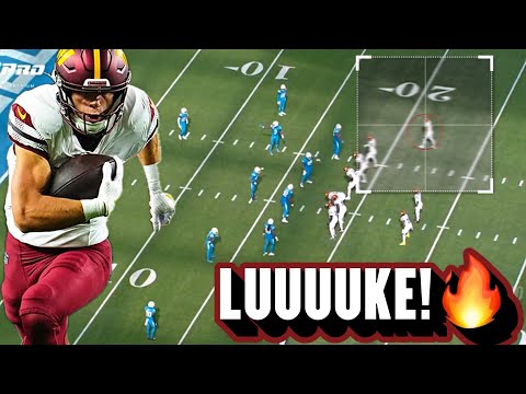 Luke McCaffrey Week 5 All-22 🎥🔥| Commanders vs Chargers 