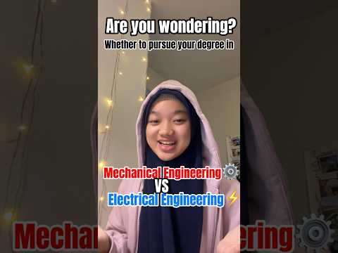 Mechanical VS Electrical Engineering