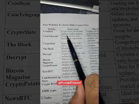 Free Websites to Access Daily Crypto News?
