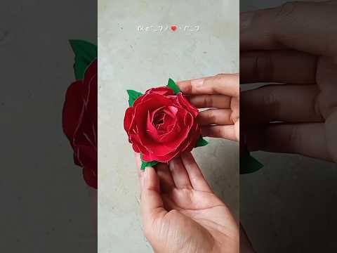 Paper rose diy 🌹| sugar cubz |#tissuepaperflower #shortsfeed #diy #papercrafts