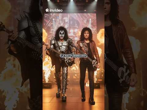 KISS Group Members โ Paul Stanley, Gene Simmons #kiss #paulstanley #genesimmons #acefrehley #invideo