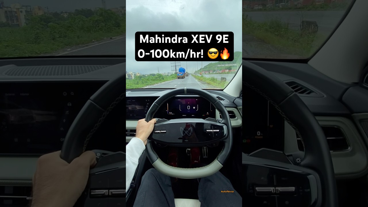 Mahindra XEV 9E 0-100 km/h in Record Time 🔥