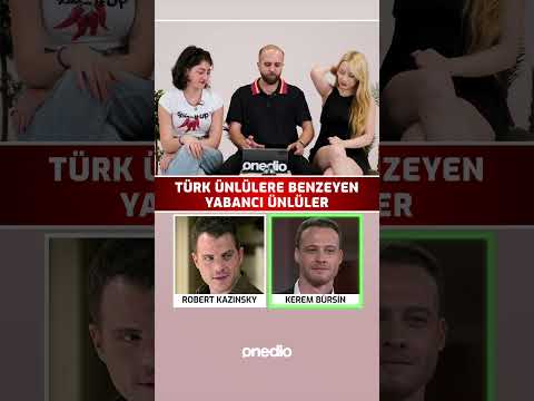 Türk Ünlülere Benzeyen Yabancı Ünlüler 😂 Burak Berkay Akgül 😂 #shorts #shortsvideo