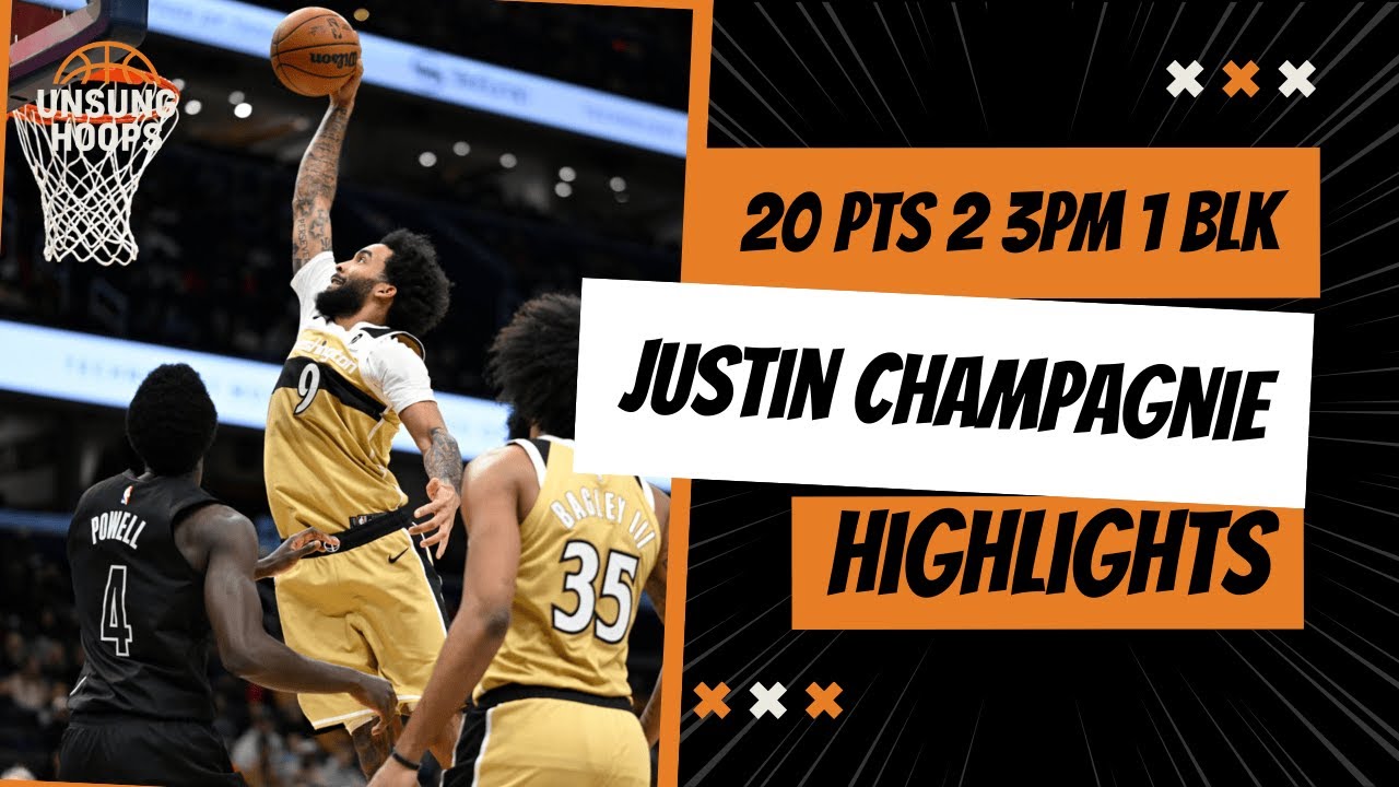 Justin Champagnie Scores 20 Points vs Nets 🏀