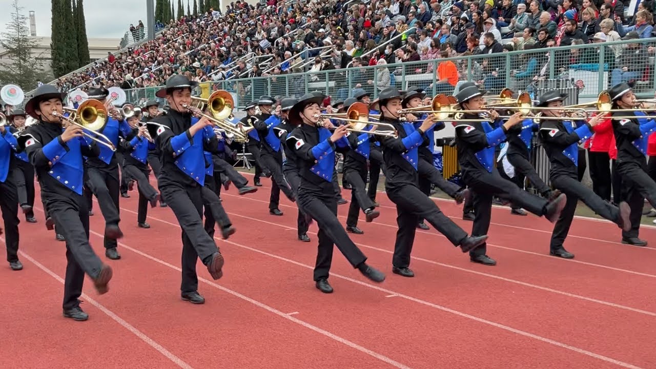 All Gifu Honor Green Band at Rose Parade 2022 🎺