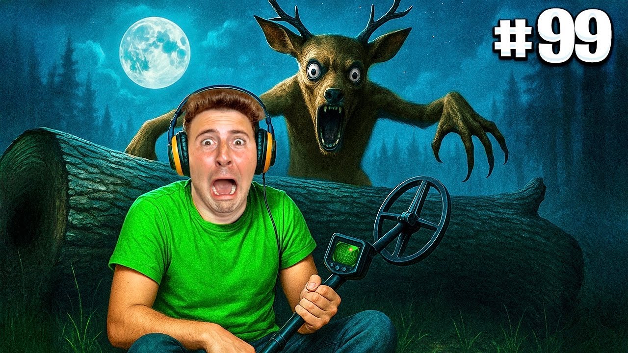 Tentativa de usar detector de metais na Floresta do 99 Noites 😬