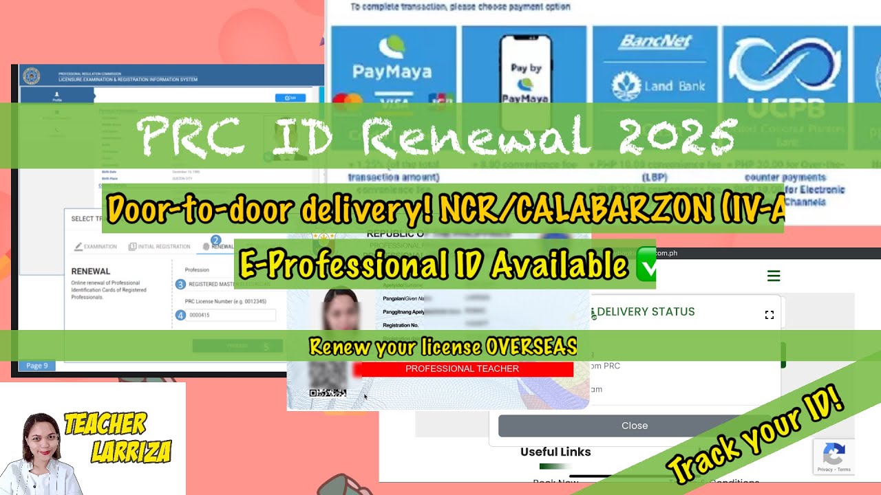 Renew PRC License Online & Get Home Delivery 🚚