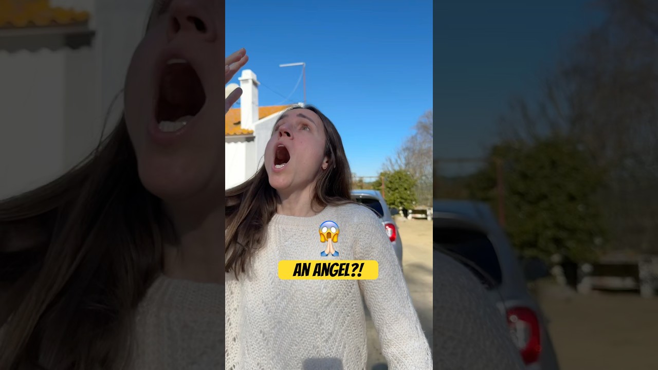 Unexpected Sky Encounter with Angel 😳