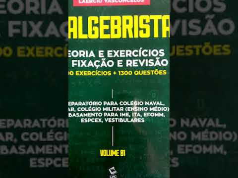 OS 5 MELHORES LIVROS DE MATEMÁTICA PARA CN/EPCAR #epcarmatematica #colégionaval