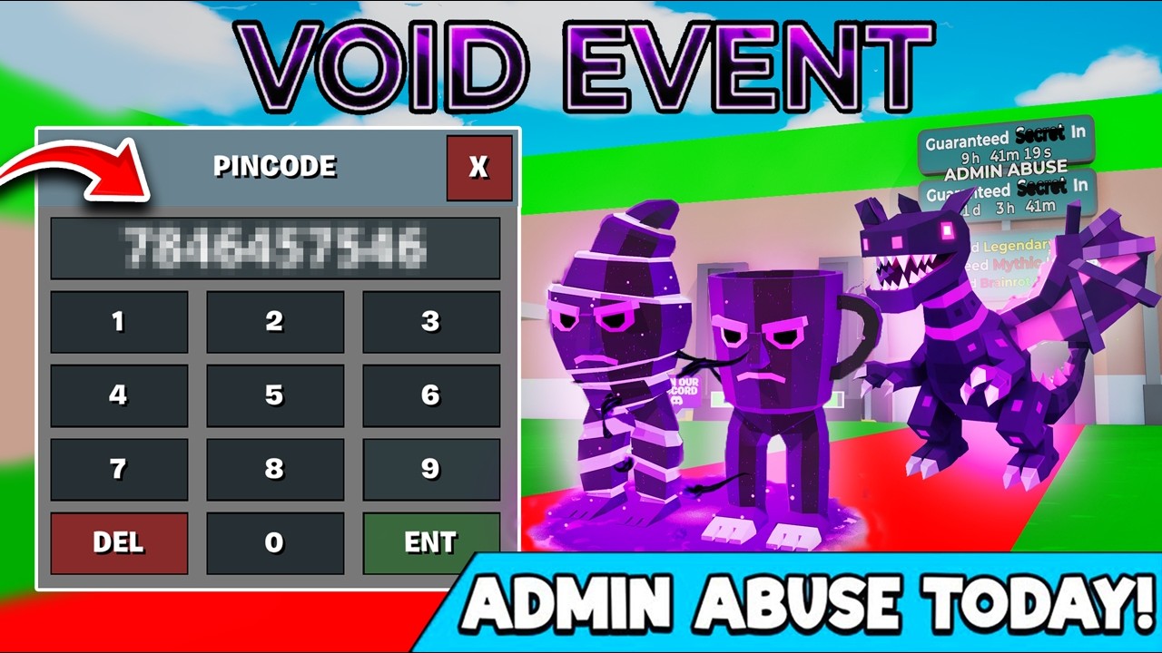 100 NEW VOID Brainrot Secret Codes Fortnite Steal The Brainrot Admin Codes! (New Secret Codes)