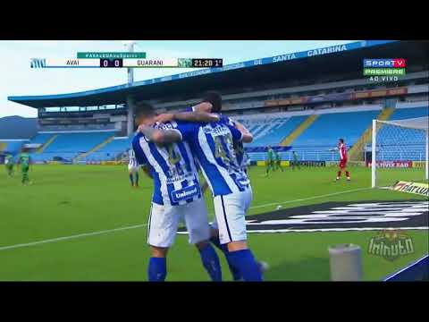 Avaí 2x1 Guarani - Gols - Brasileirão Série B 2020/21