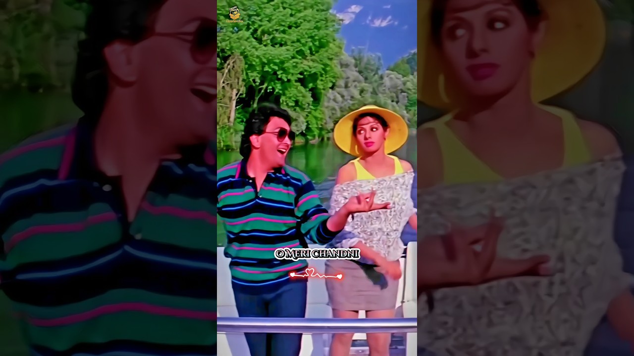 Experience the Classic Charm of 'Rang Bhare Badal Se' from Chandni 🎶