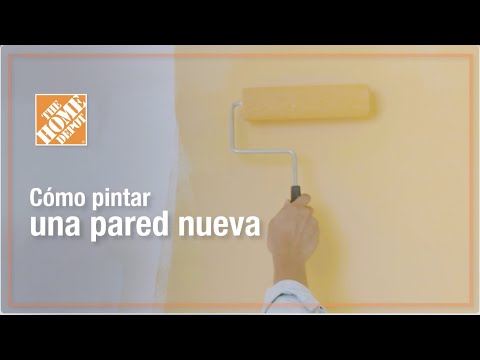 Cómo pintar una pared nueva | Casa nueva y mudanza | The Home Depot Mx
