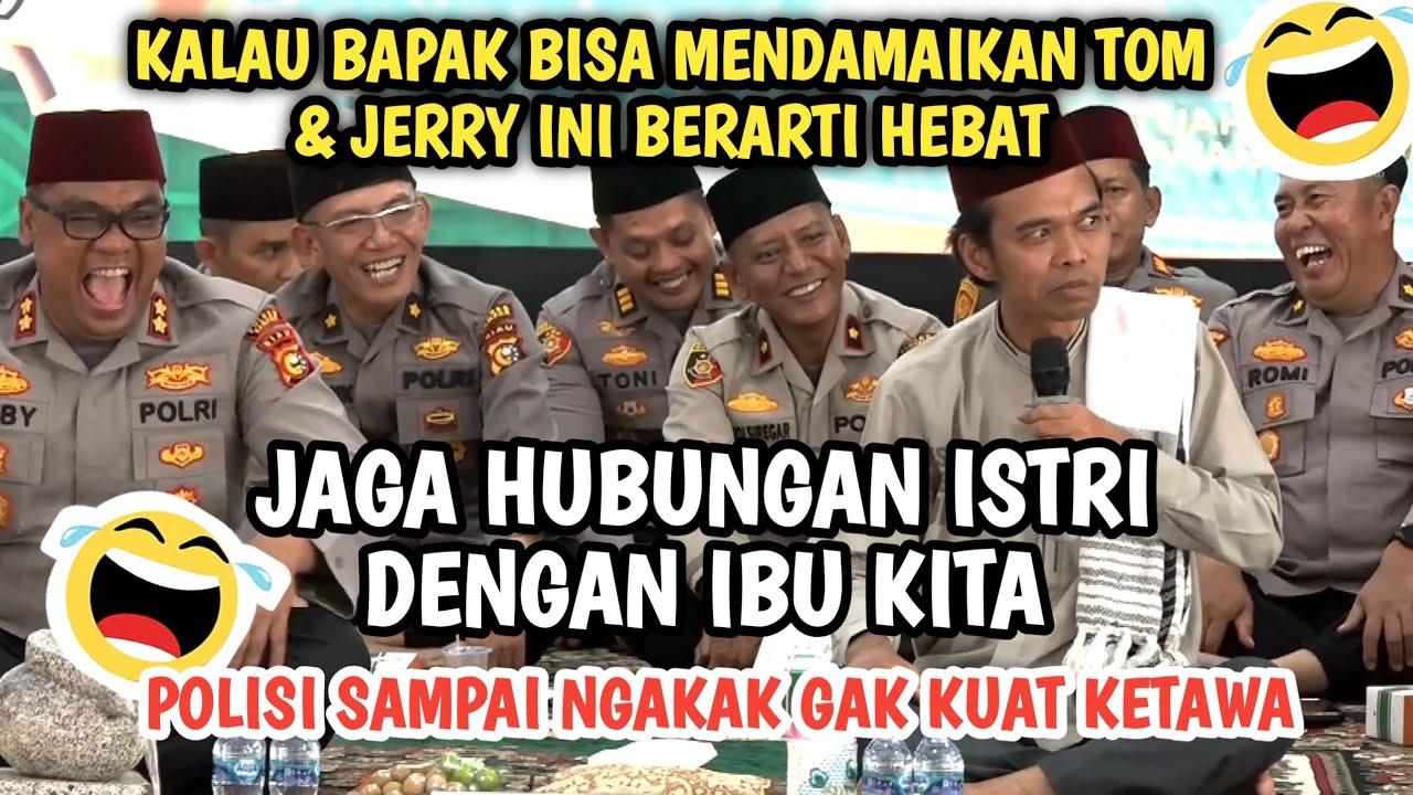 Ngakak...!!! Polisi ketawa uas ceramah lucu soal mertua dan istri