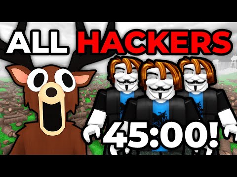 SPEEDRUNNING With The Most INSANE HACKERS In 99 Nights In The Forest!