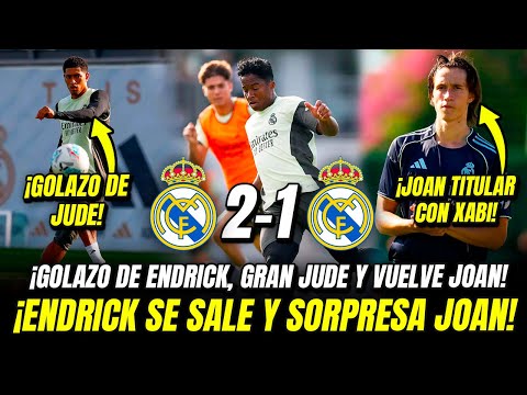 REAL MADRID 2-1 CASTILLA | ¡GOLAZO de ENDRICK! JOAN TITULAR con XABI y BELLINGHAM SE SALE | RESUMEN