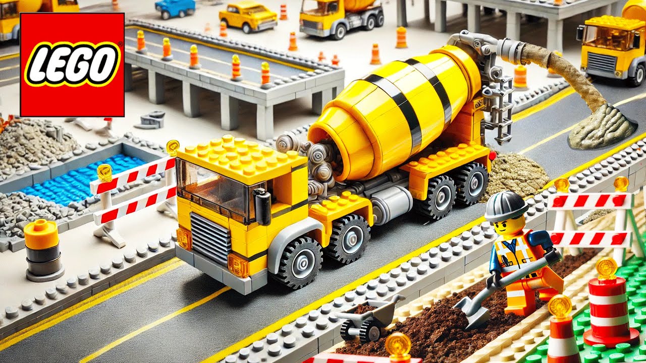 Lego Technic Concrete Mixer Truck π