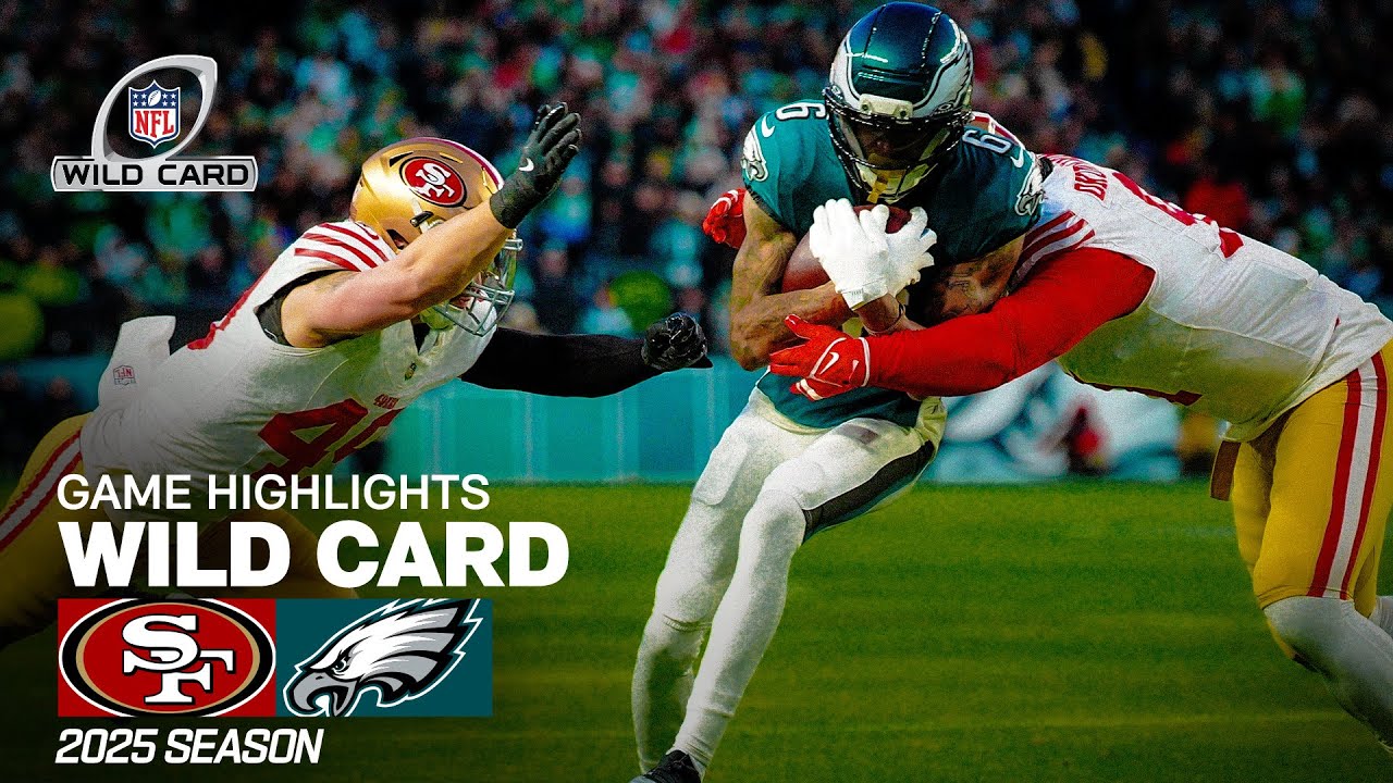 49ers vs Eagles Wild Card Highlights | 2025 NFL Playoffs π