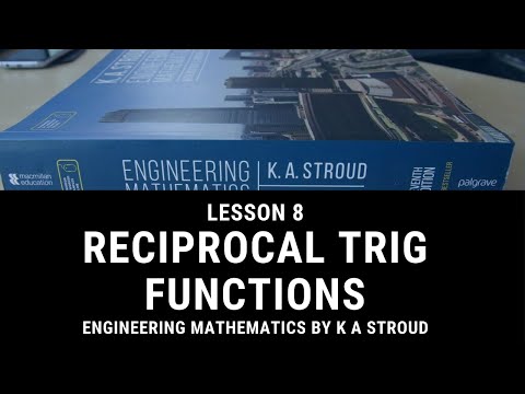 Reciprocal Ratios Trig Functions - Engineering Mathematics