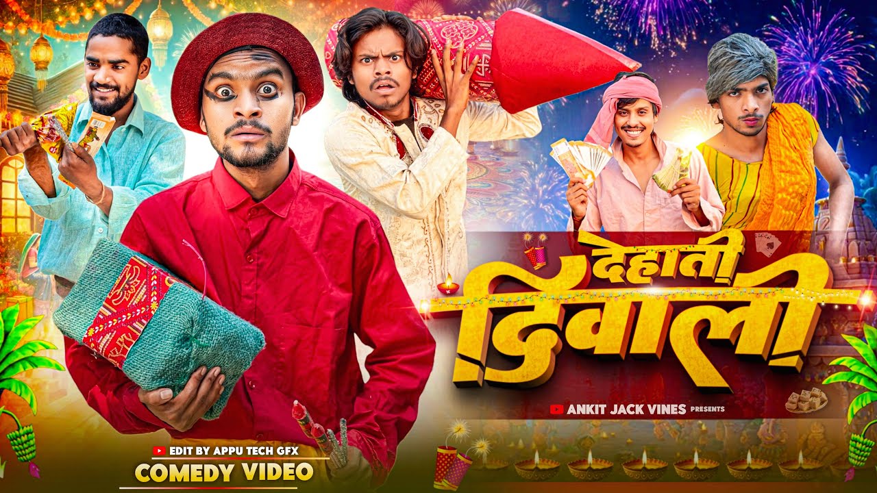 Dehati Diwali Comedy Special 🎉 | Hilarious Village Celebrations with Ankit Jack