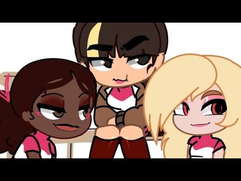 3-Way Kiss Gacha Meme Animation 💖