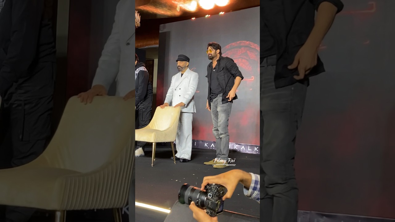 Prabhas Spotted at Kalki Event in Mumbai π¬