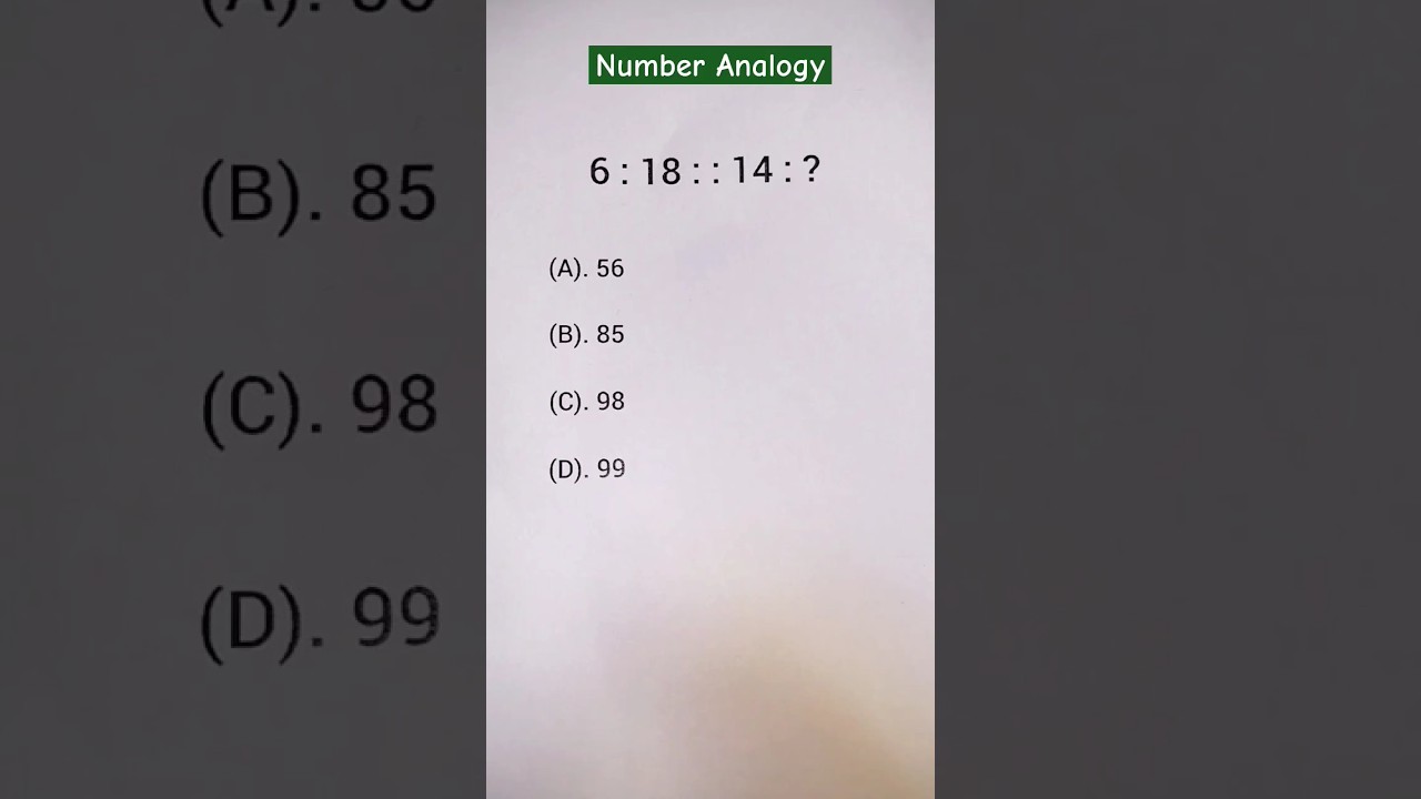 Master Number Analogy with Easy Tricks! 🔢 | Maths Shortcuts & Reasoning Tips