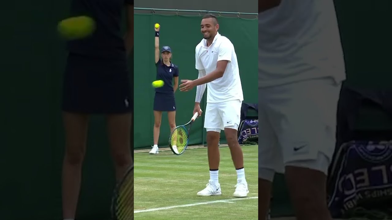 Watch Nick Kyrgios Break into Laughter Over a Hilarious Fan Joke ๐