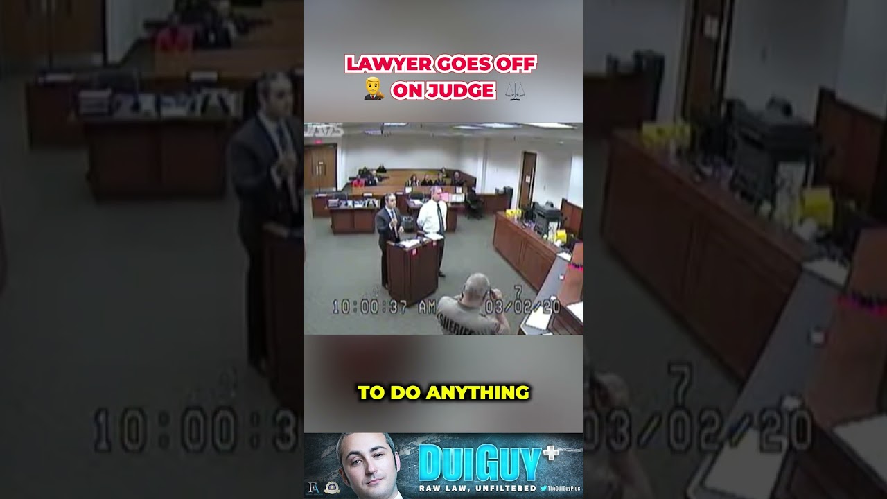 Lawyer Clashes with Judge in Viral Outburst