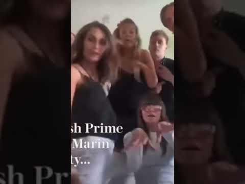 Beautiful #finland #primeminister #Sanna #Marin party video #leaked