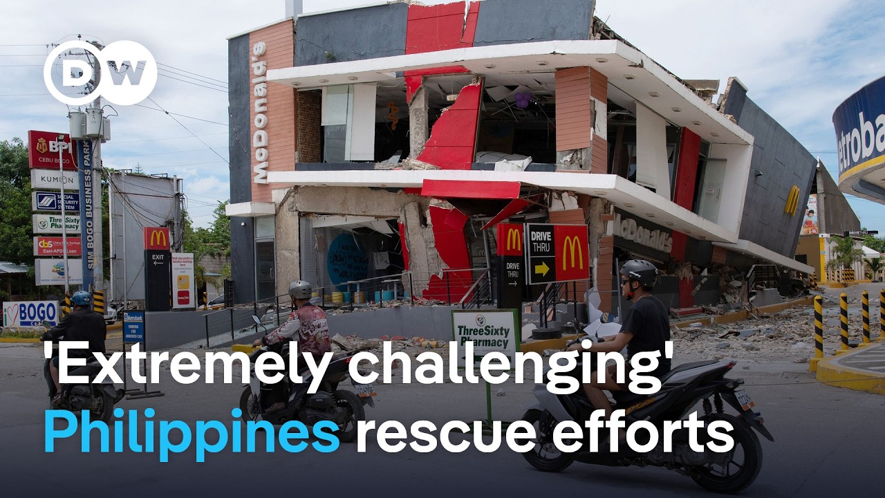 Philippines Earthquake: Aftershocks Hamper Rescue Efforts 🌍