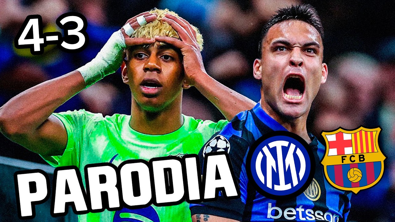 Inter vs Barcelona 4-3 Parody of Coldplay's Viva La Vida 🎶