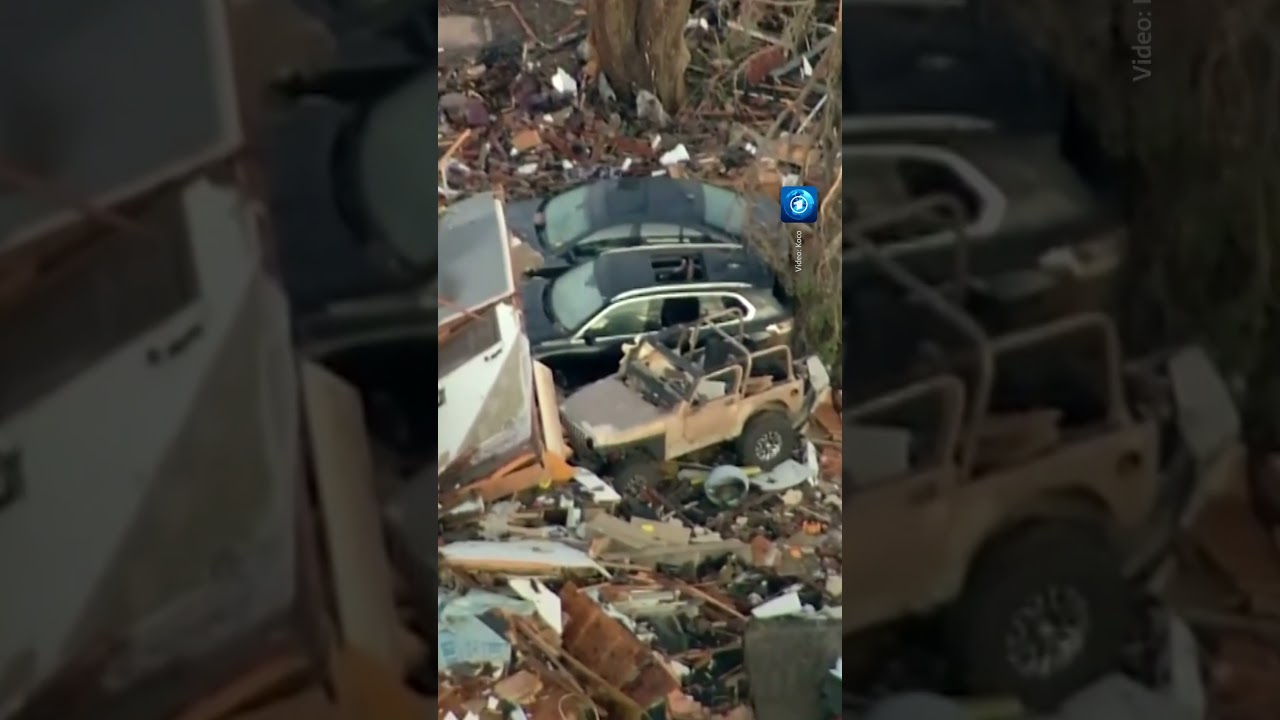 Aufräumarbeiten nach Tornado in Enid, Oklahoma 🌪️