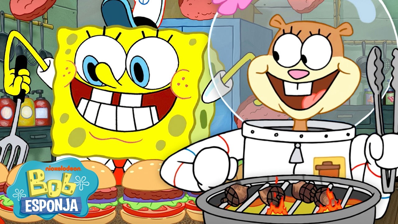Bob Esponja 🍔 Melhores momentos com comida (Temporadas 11-14)