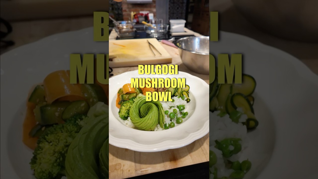 Private Chef in Beverly Hills: Bulgogi & Mushroom Bowl 🍄