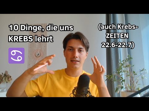 10 Dinge, die du von KREBS lernen kannst | Astrologie, Matthias Neue