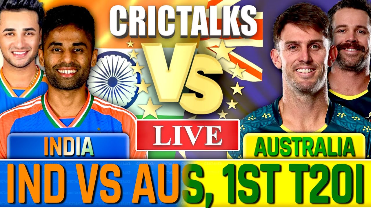🔥 India vs Australia 1st T20I Live Score & Commentary | Watch Today’s Match at Manuka Oval