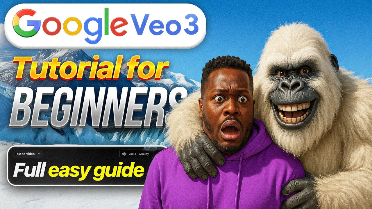 Google Veo 3 Beginner Tutorial: Create Realistic AI Videos 🎥