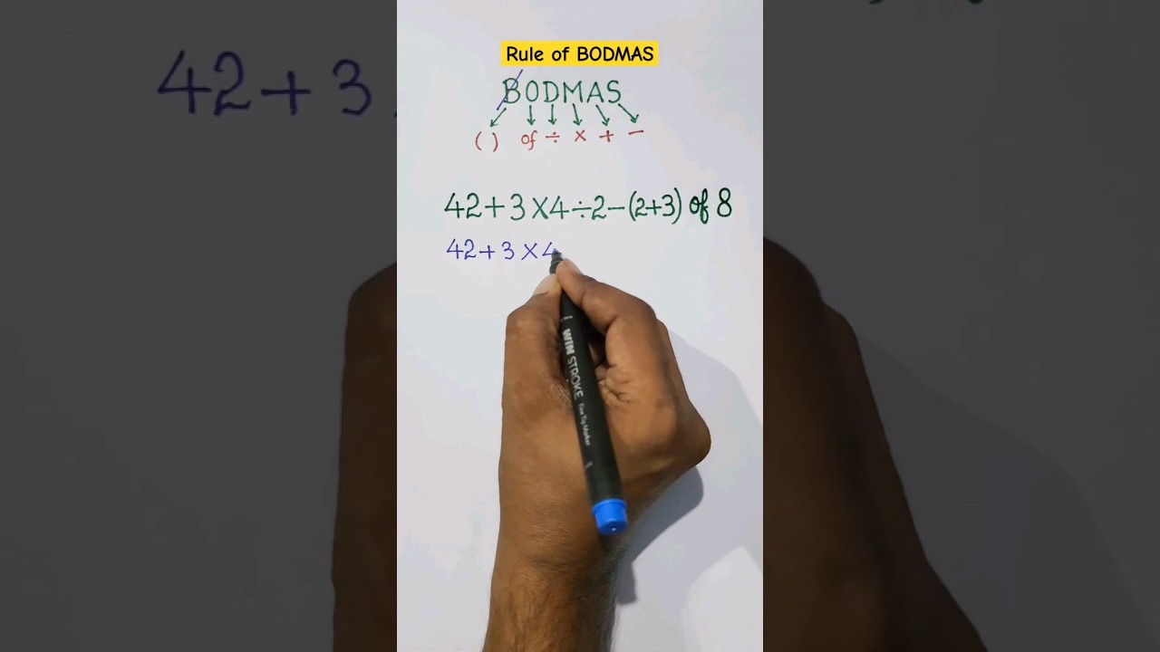 Master BODMAS Rules: The Key to Solving Math Problems 🧮