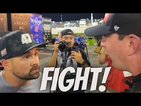 Ricky Stenhouse Jr. Punches Kyle Busch!