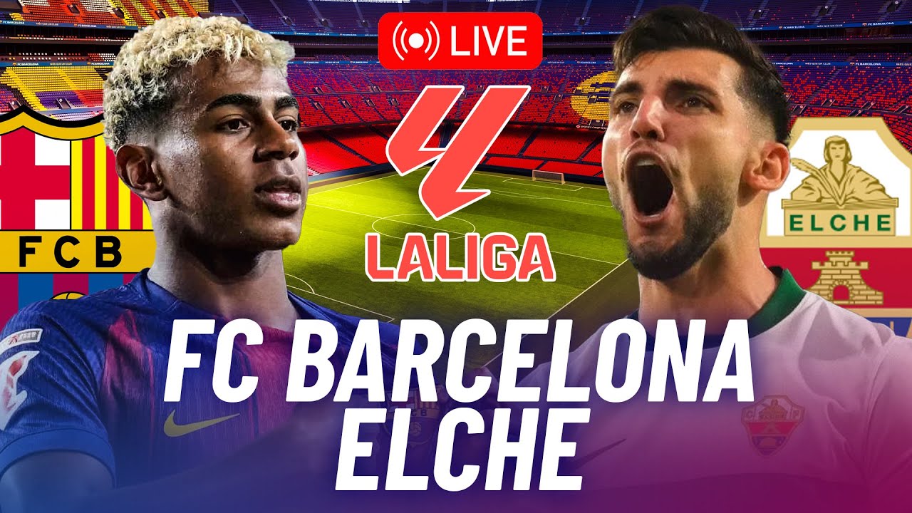🔴 En Vivo: FC Barcelona vs Elche en la Jornada 11 de La Liga EA Sports 25/26 🏆