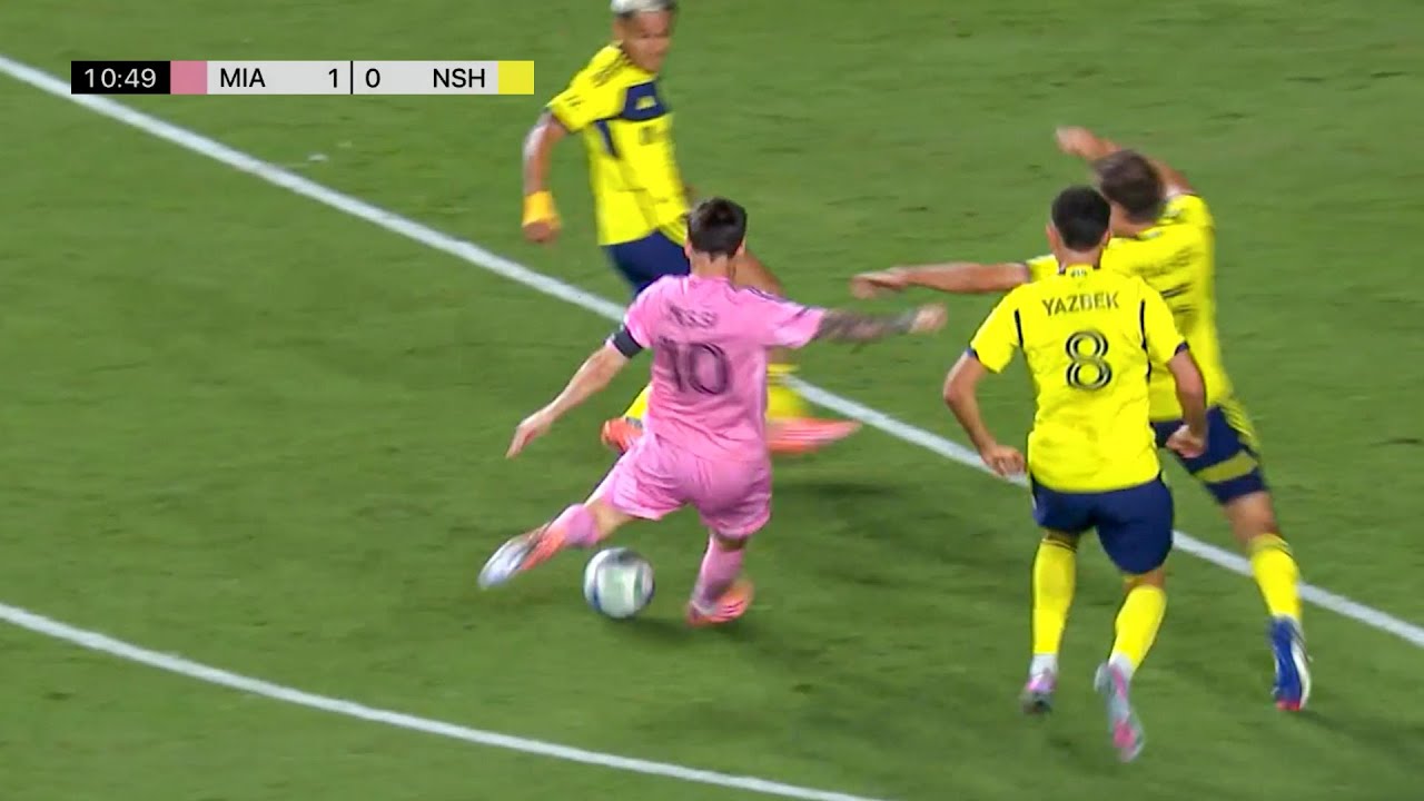 Messi's Amazing Goal vs Nashville ⚽