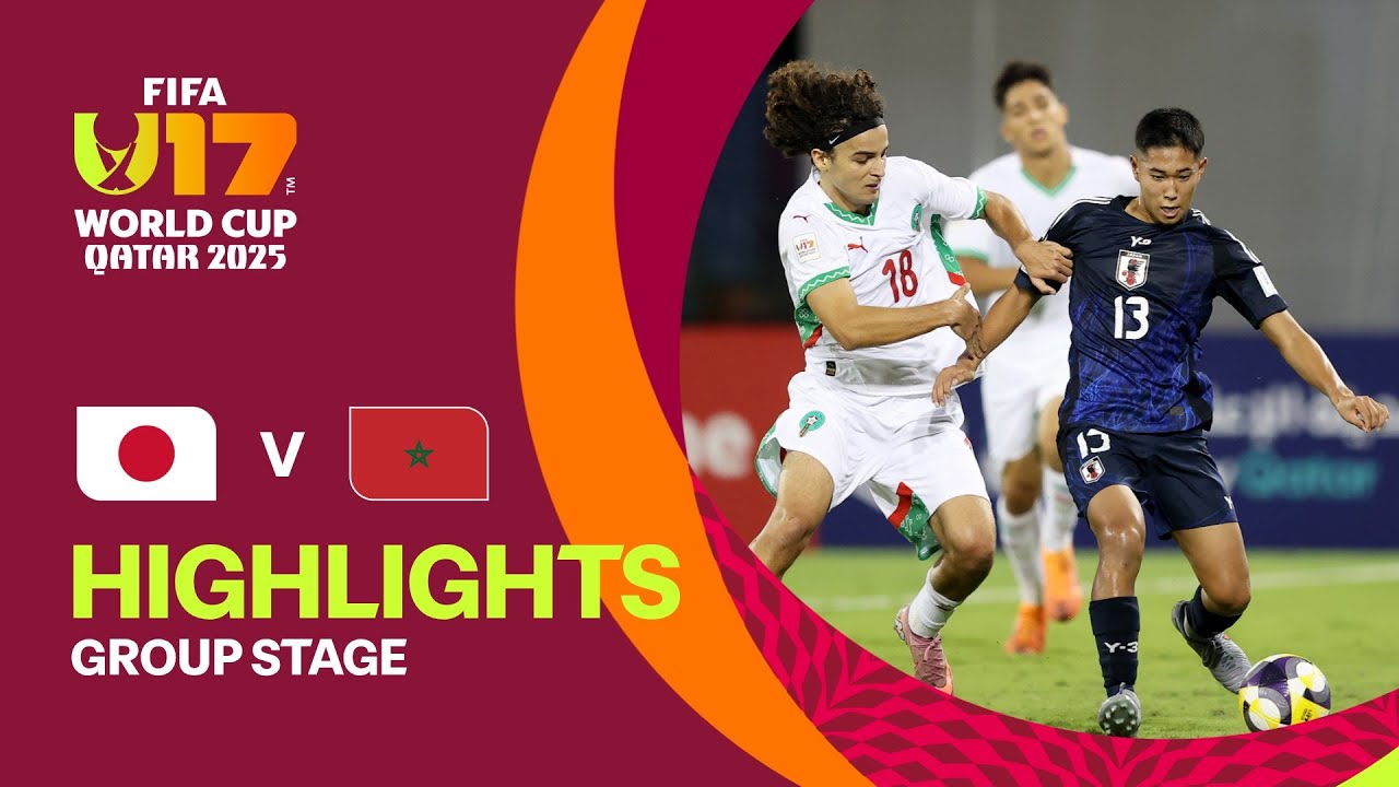 Japan vs Morocco | Exciting Highlights from FIFA U-17 World Cup Qatar 2025