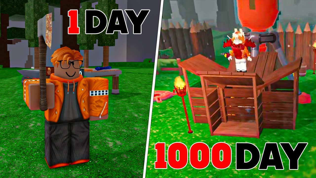 Bertahan 1000 Hari di Game 99 Night in the Forest 🎮