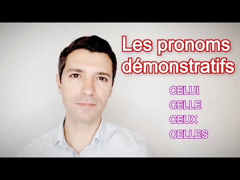 Français B2 | Les pronoms démonstratifs CELUI, CELLE, CEUX, CELLES