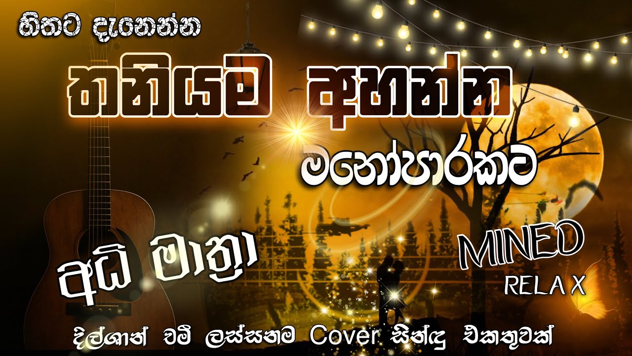 Manoparakata Vol. 5 🎶 Relaxing Mind Songs | තනිවම අහන්න | Dilshan Chamee