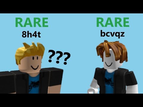 5 Letter Usernames Are Rare (Roblox)