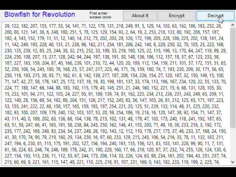 Blowfish Encryption in Transcript