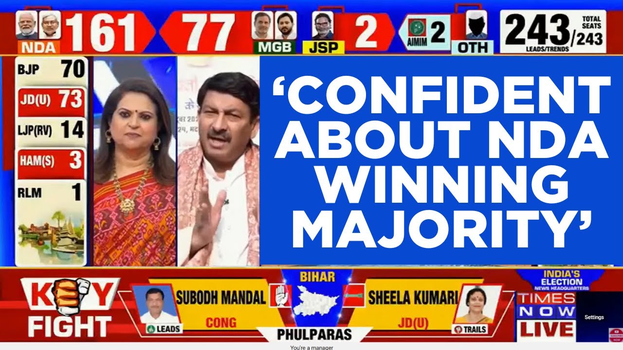 Bihar 2025 Election Results: NDA Near Majority ๐ณ๏ธ