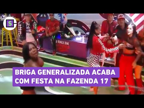 A Fazenda: Martina vai pra cima de Tàmires e Pixote interrompe show após briga generalizada; veja